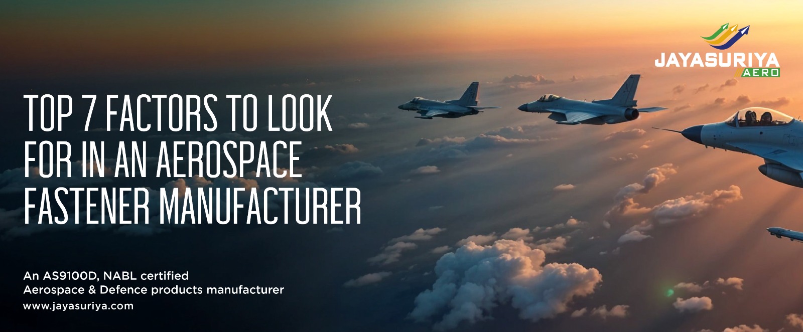 Top 7 Factors to Look for in an Aerospace Fastener Manufacturer